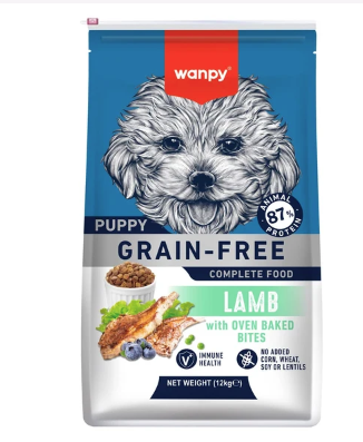Wanpy Grain-Free Complete Food for Puppy Lamb Recipe 1.5kg