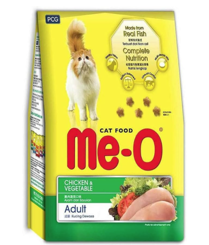 Me-O Chicken & Vegetable Adult Cat Dry Food  7kg