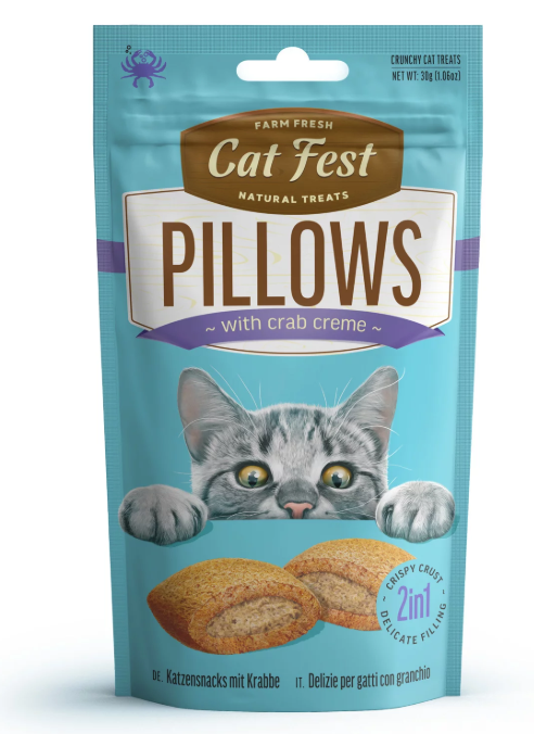 Cat Fest Pillows With Crab Cream