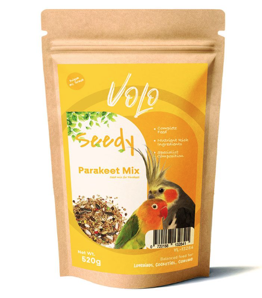 Volo Seedy Parakeet Mix Bird Food