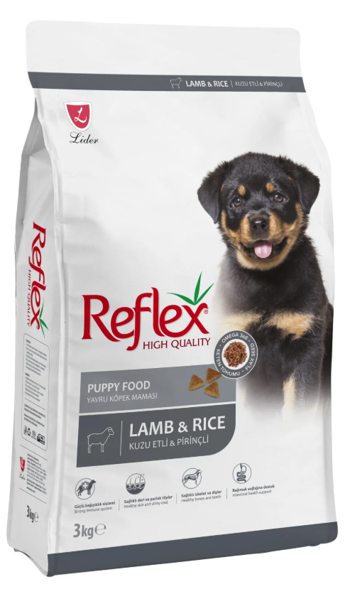 Reflex Puppy Food with Lamb & Rice 3kg