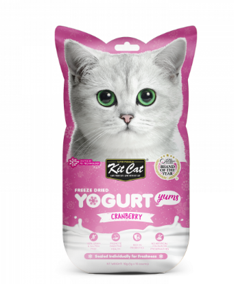 Kit Cat Freeze-Dried Yogurt Yums Cranberry Cat Treats