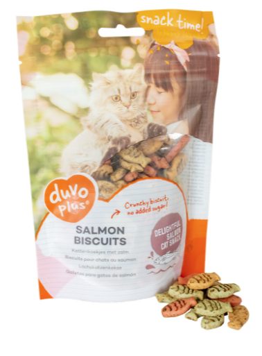 Duvo Salmon Biscuits for Cats