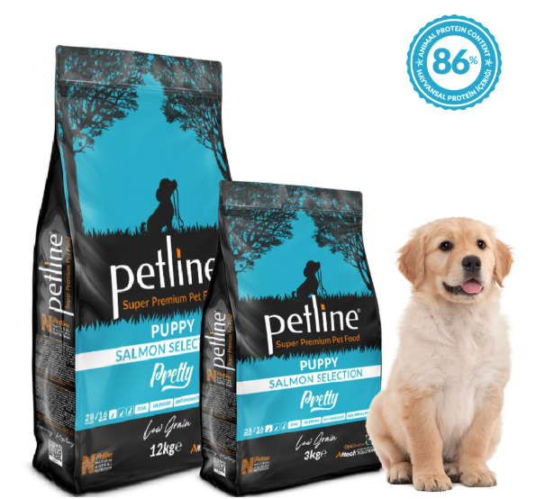 Petline Super Premium Puppy Salmon Dog Food Pretty