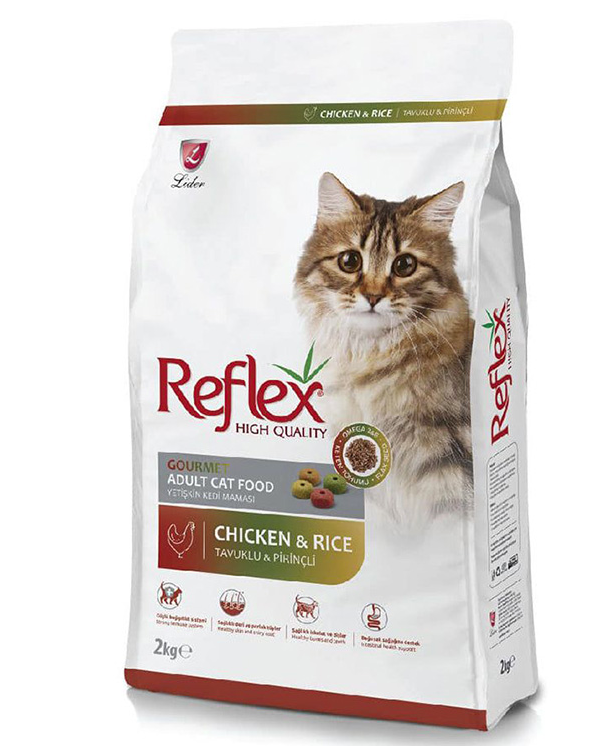 Reflex Gourmet Adult Cat Food with Chicken & Rice 2kg