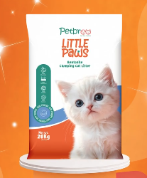 Petbroo Little Paws Bentonite Clumping Cat Litter  20kg