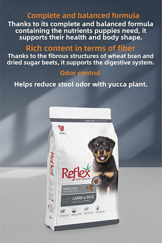 Reflex Puppy Food with Lamb & Rice 3kg