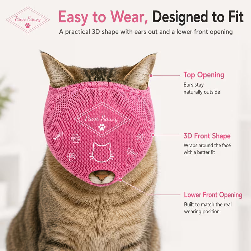 Adjustable Cat Anti Bite Muzzle