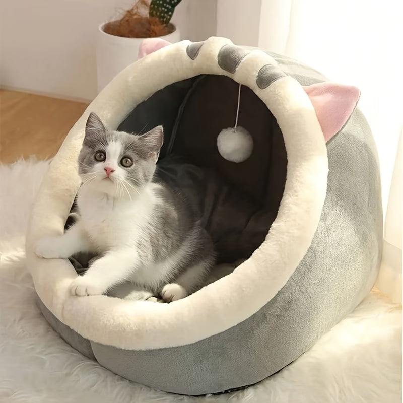 Cute Cat Bed Soft Kitten Mat Cozy Cat House