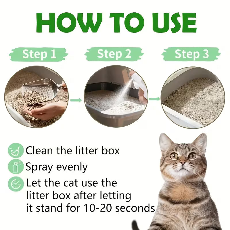 Cat Litter Odor Eliminator Spray