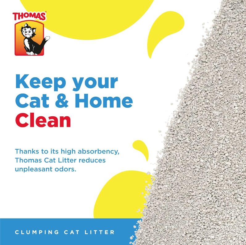 Thomas Natural Minerals Clumping Unscented Cat Litter