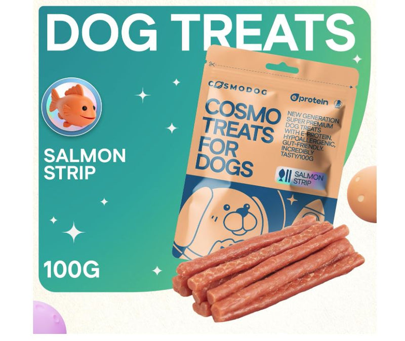Cosmodog Salmon Strip Dog Treats