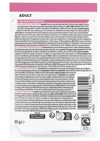 PURINA PRO PLAN Delicate Digestion Wet Cat Food with Turkey in Gravy  26 × 85g