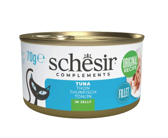 Schesir Tuna Cat Wet Food in Jelly Can 70g