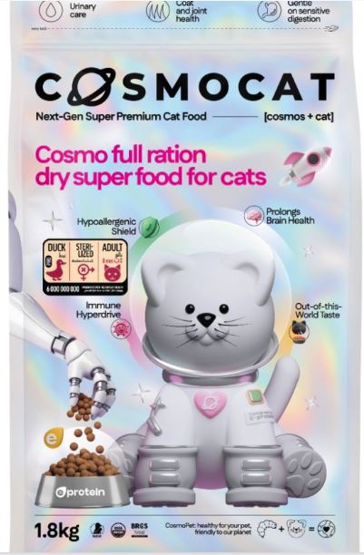 Cosmocat Duck Probiotics Sterilised Dry Cat Food