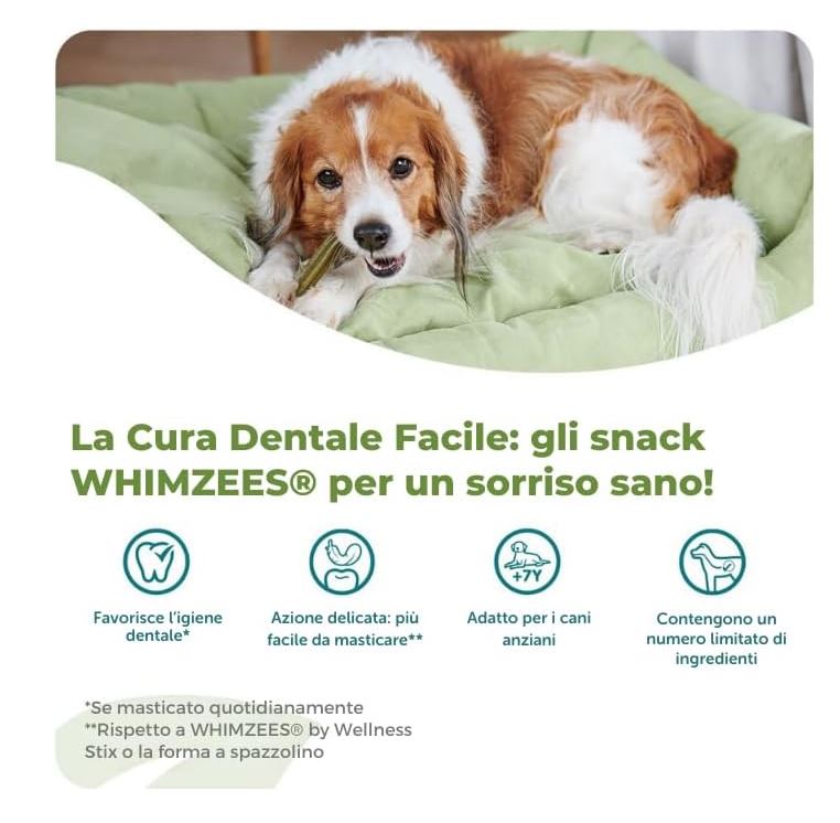 WHIMZEES Soft Dental Dog Treats Medium 14pcs 420g