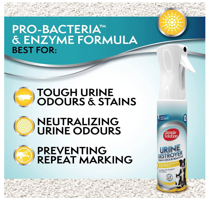 Simple Solution Urine Destroyer Refill for Cats & Dogs  400ml