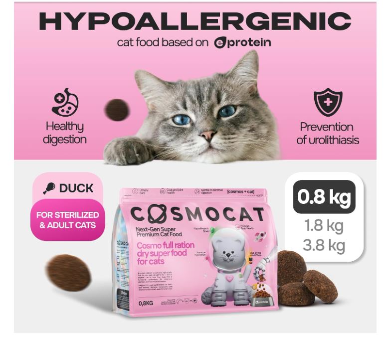 Cosmocat Duck Regular Sterilised Dry Cat Food
