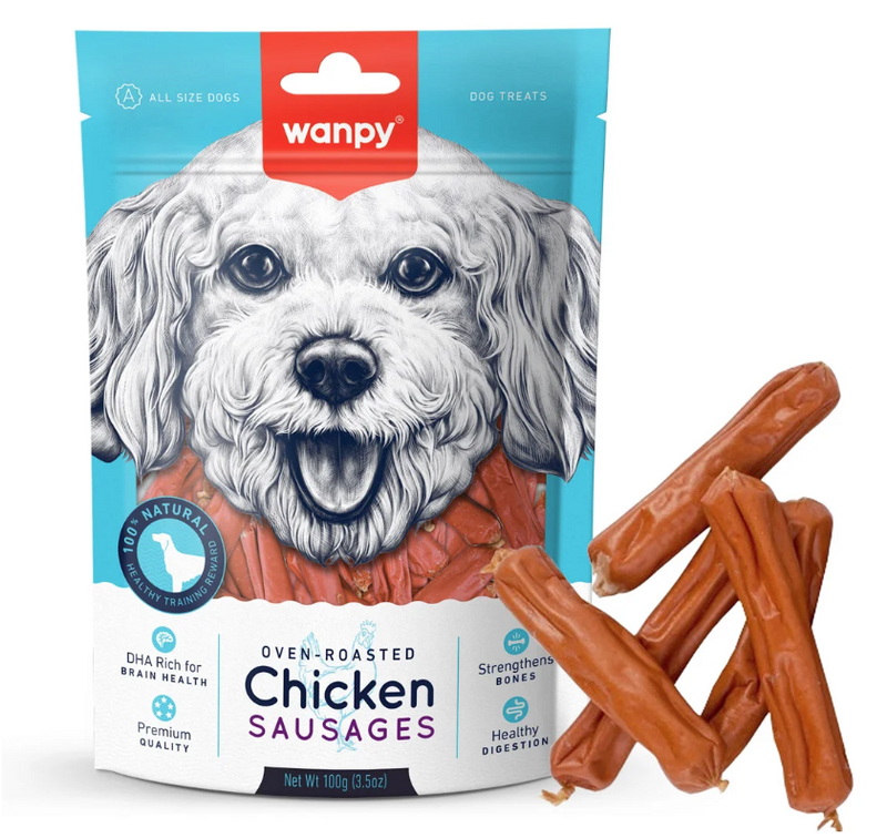 Wanpy Chicken Sausages – 100g