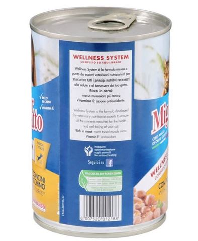 Miglior Gatto Chunks with Chicken & Turkey Canned Cat Food  405g