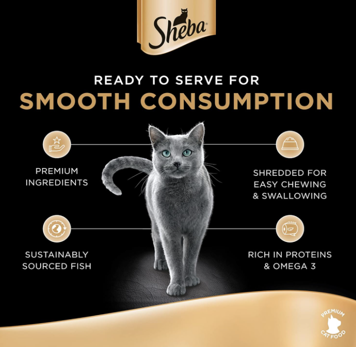 Sheba Filets Chicken Tuna Wet Cat Food