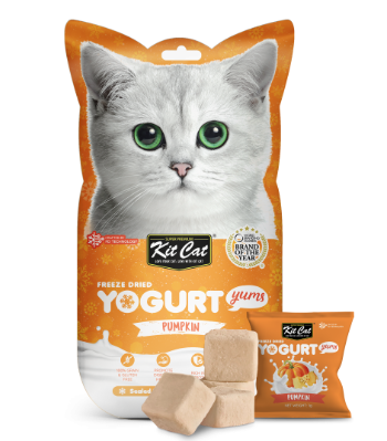 Kit Cat Freeze-Dried Yogurt Yums Pumpkin Cat Treats