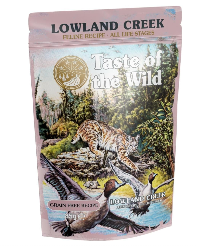 Taste of the Wild Lowland Creek Cat Pouch Chunks in Gravy  85g