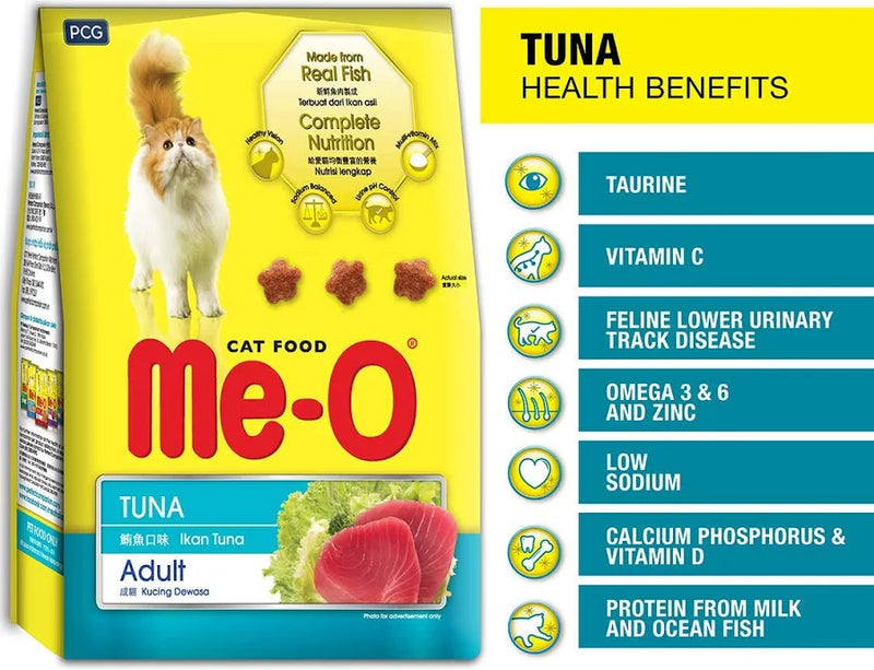 Me-O Adult Tuna Flavour Dry Cat Food 7kg