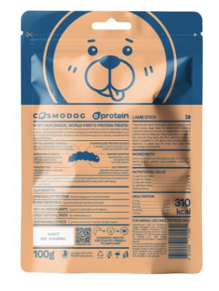 Cosmodog Doypack Lamb Stick Dog Treats