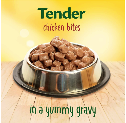 Purina Friskies Chicken in Gravy Wet Cat Food Pouches  85g