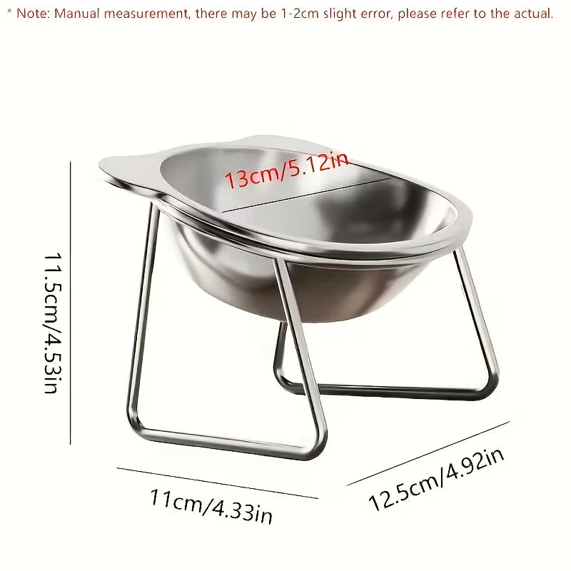 Stainless Steel Cat Food And Water Bowl