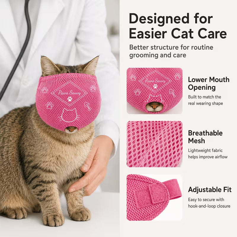 Adjustable Cat Anti Bite Muzzle