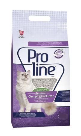 Proline Bentonite Clumping Lavender Scented Cat Litter 10l