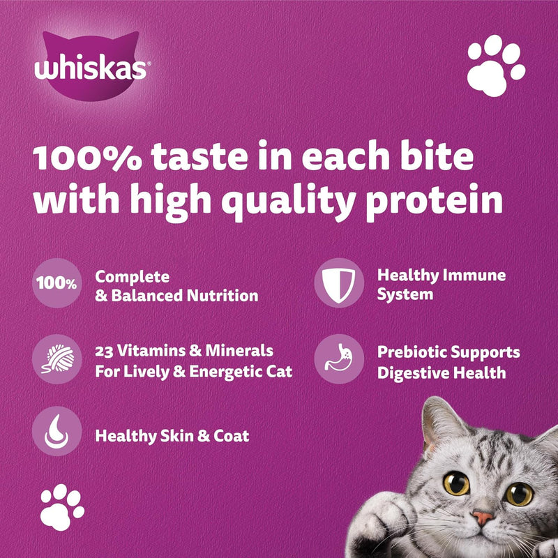 Whiskas Adult Ocean Fish Dry Cat Food 480g