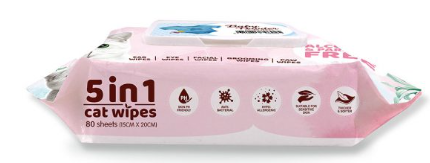 Kit Cat Grooming Wipes Baby Powder Scents