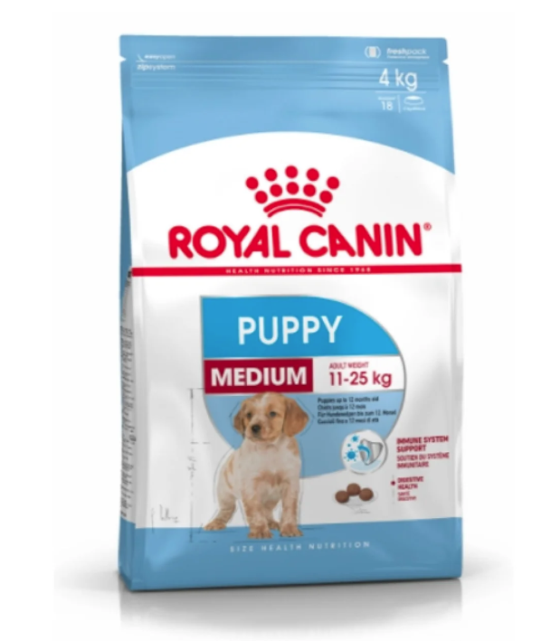 Royal Canin Size Health Nutrition Medium Puppy   4kg