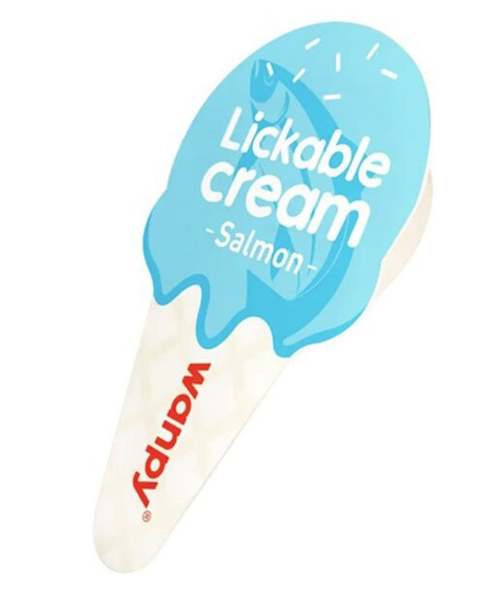 Wanpy Cat Lickable Cream Spoon Salmon for Cat Treats