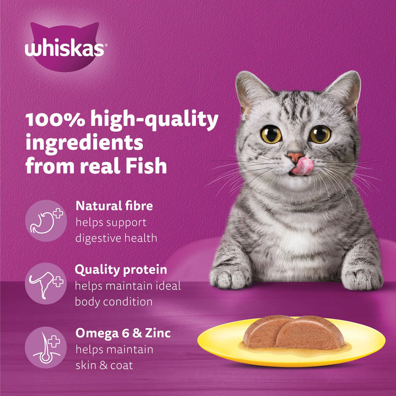 Whiskas Tuna Flavour in Jelly Wet Cat Food 80g