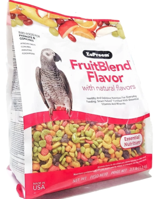 FruitBlend Flavor Medium & Large Parrot Food  3.5 lbs