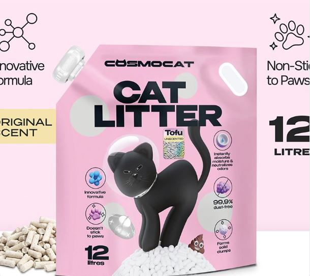 Cosmocat Unscented Tofu Cat Litter