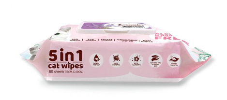 Kit Cat Grooming Wipes Lavender Scents