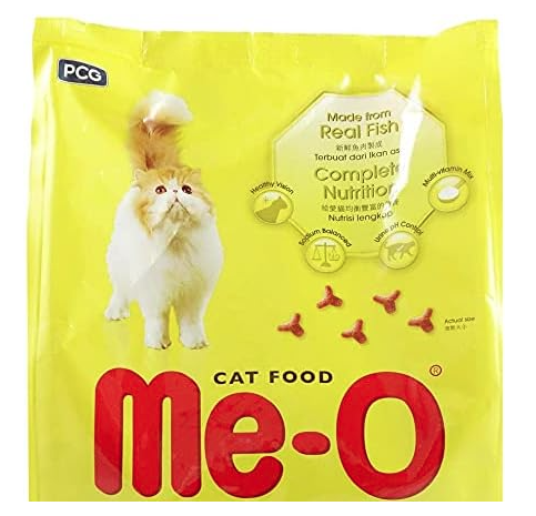 Me-O Beef Flavor & Vegetable Dry Adult Cat Food 1.2kg