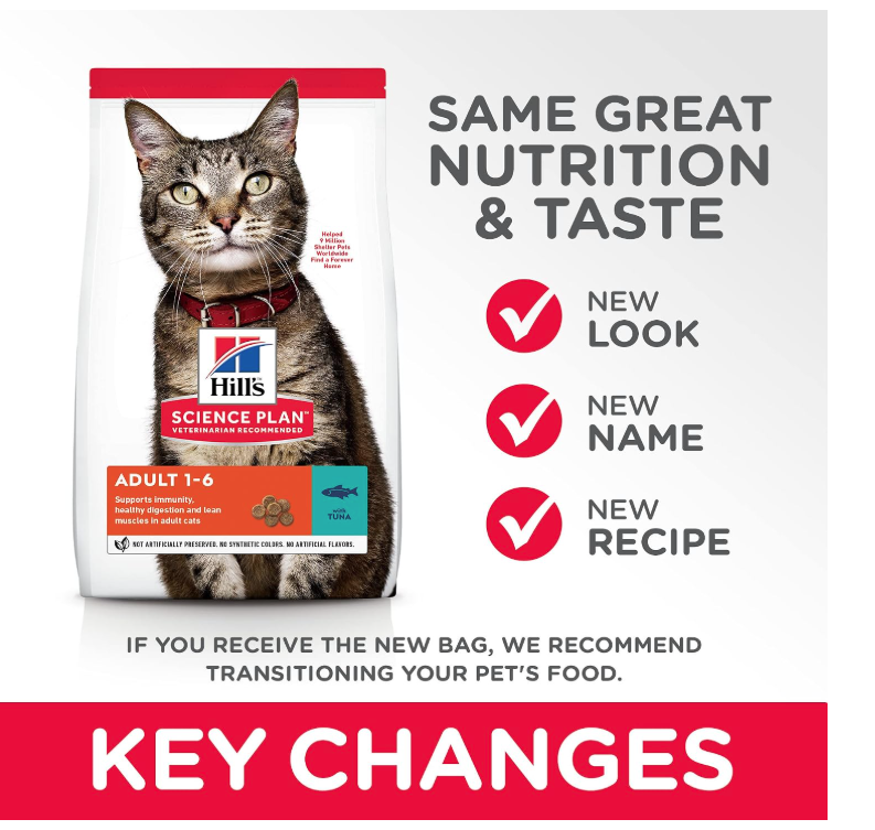 Hill’s Science Plan Adult 1–6 Dry Cat Food with Tuna   3kg