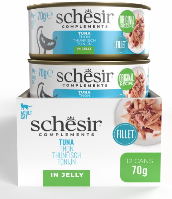 Schesir Tuna Cat Wet Food in Jelly Can 70g
