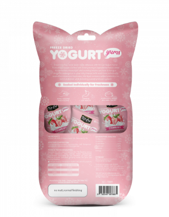 Kit Cat Freeze-Dried Yogurt Yums Strawberry Cat Treats