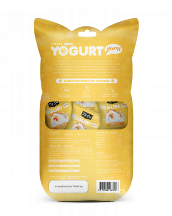 Kit Cat Freeze-Dried Yogurt Yums Egg Yolk Cat Treats