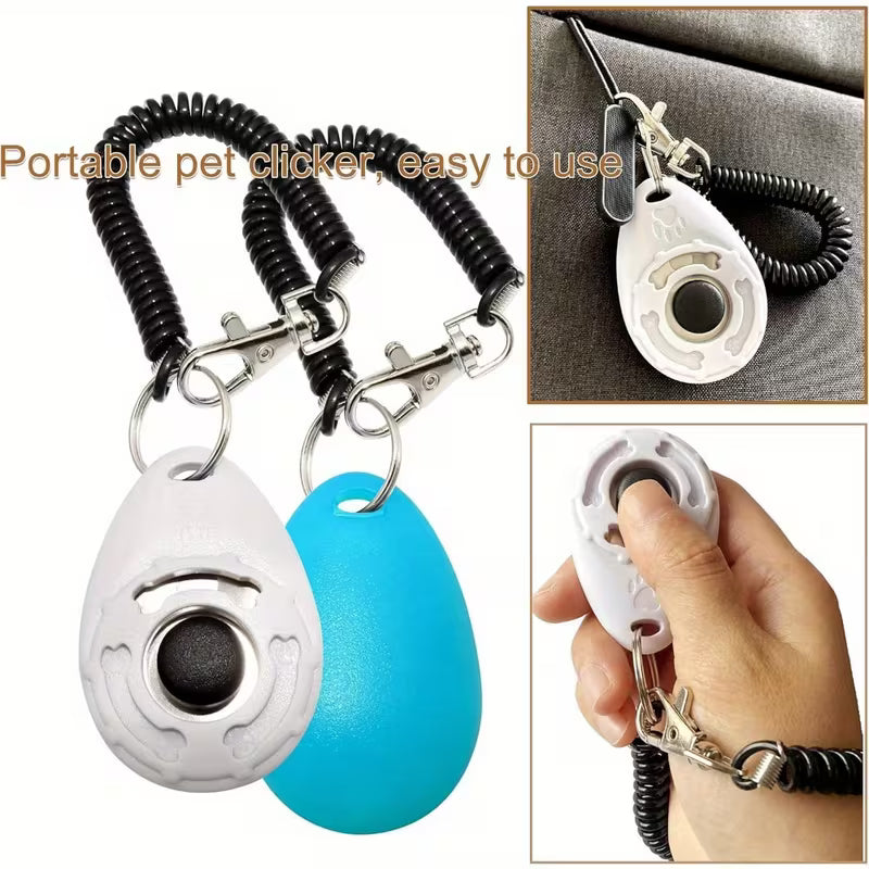Pet Training Clicker with Wrist Strap