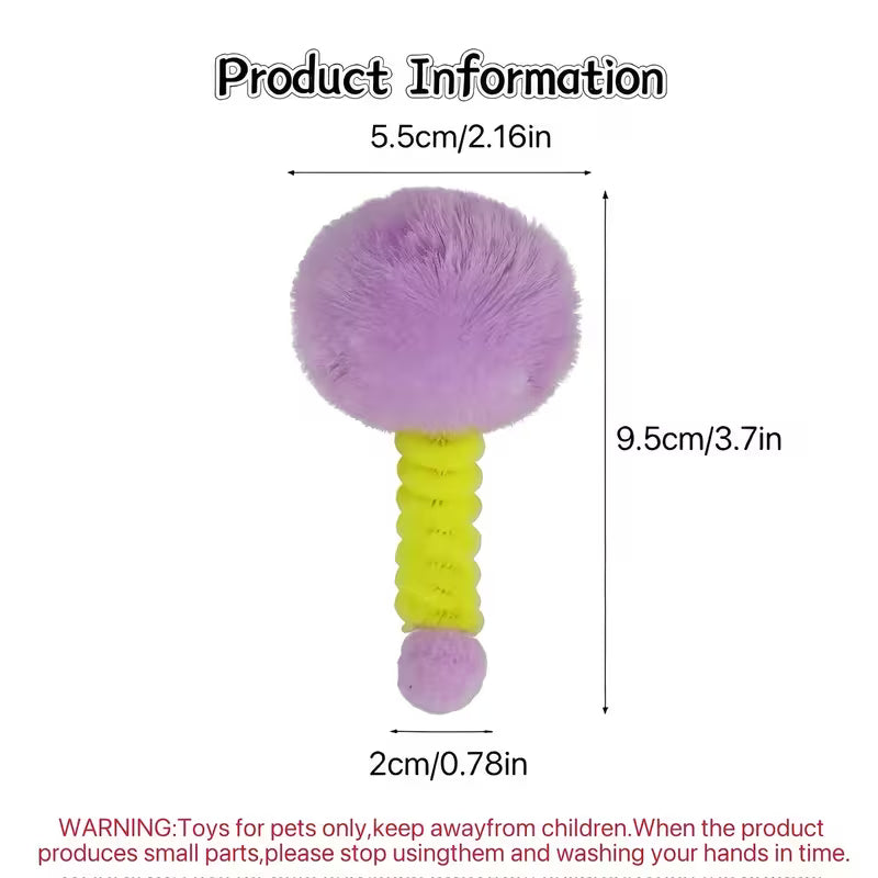 Colorful Spring Ball Cat Toy
