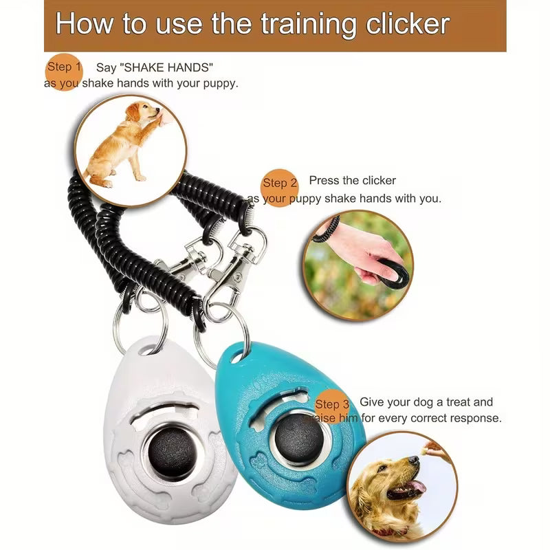 Pet Training Clicker with Wrist Strap
