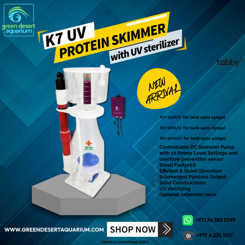 WaveReef K7-130UV Hybrid UV Protein Skimmer